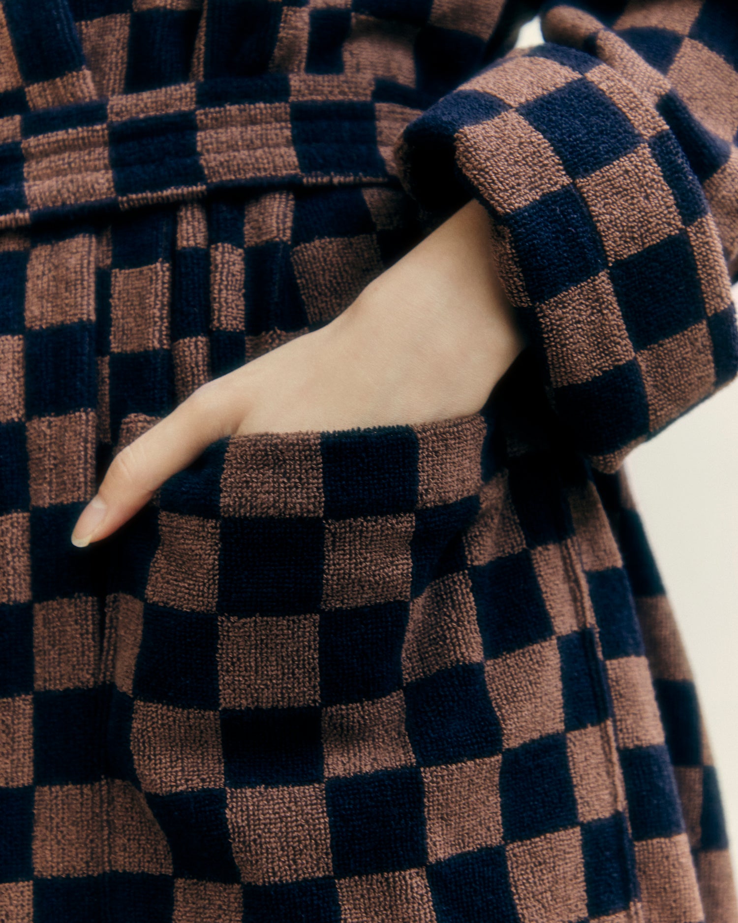 Sulis Bath Robe - Tabac / Noir