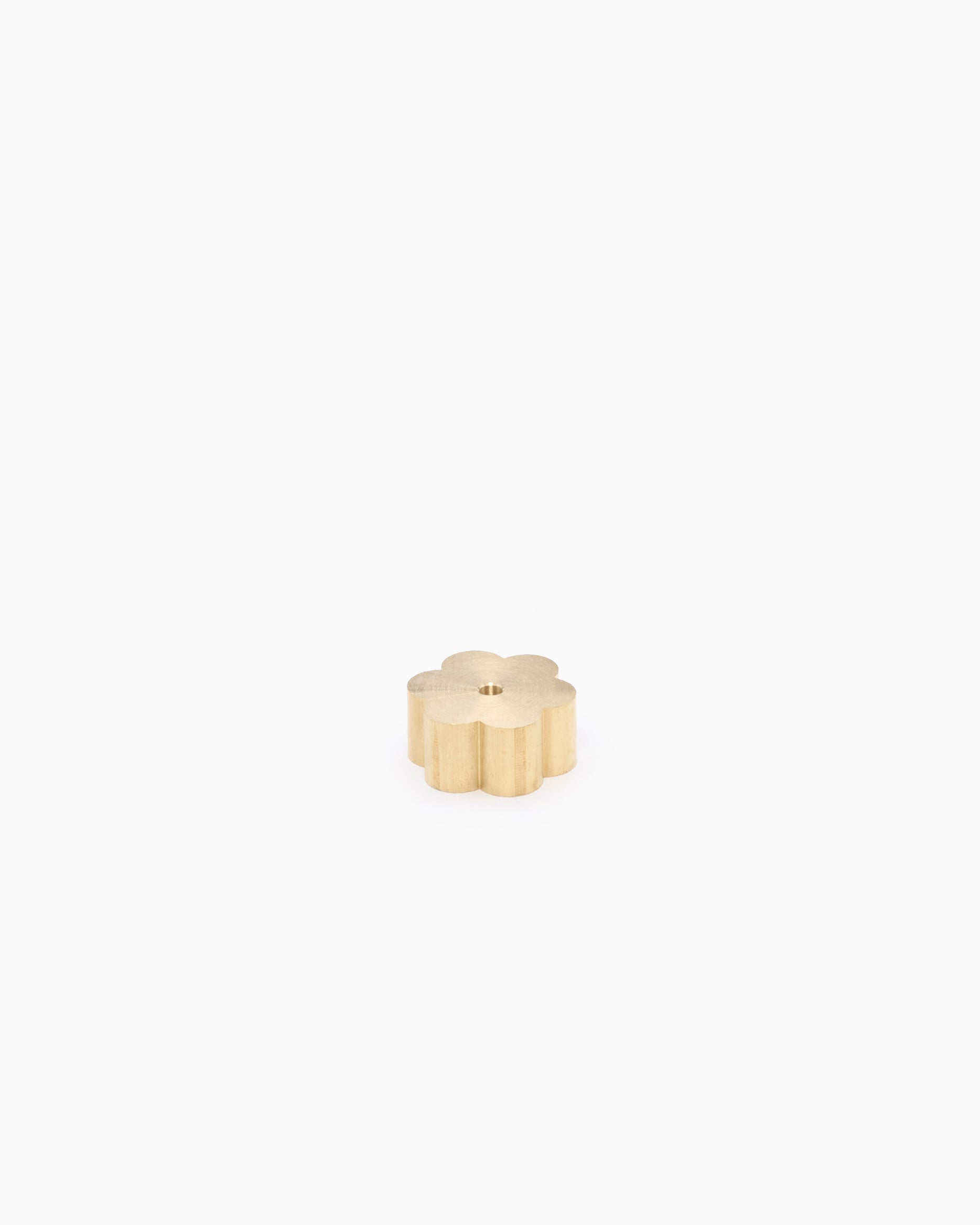 Mini Flower Incense Holder - Brass