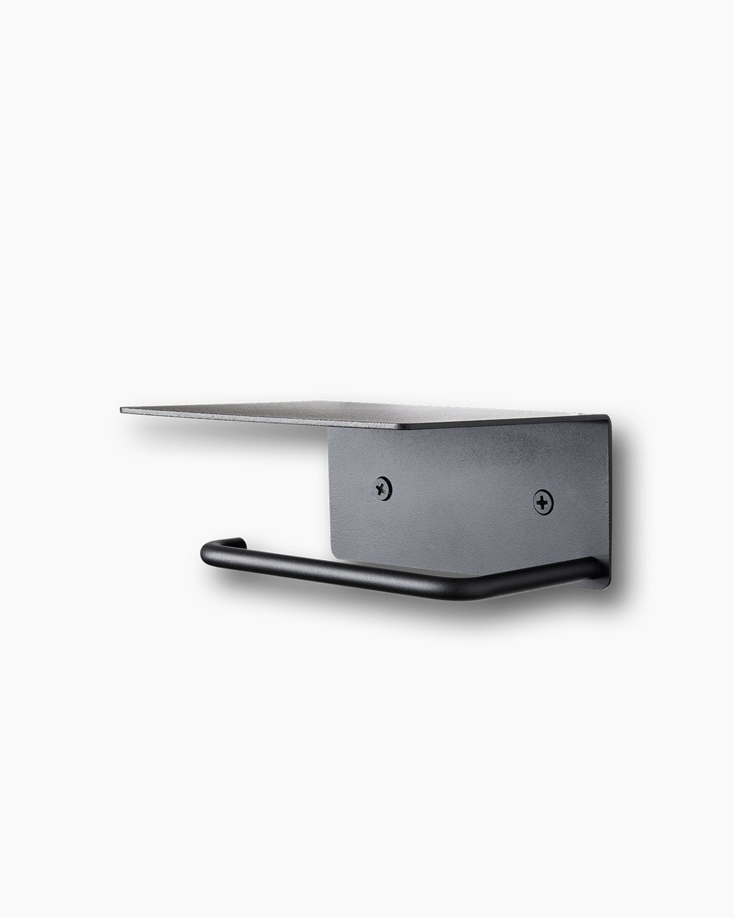 Dora Toilet Paper Holder - Shelf - Black