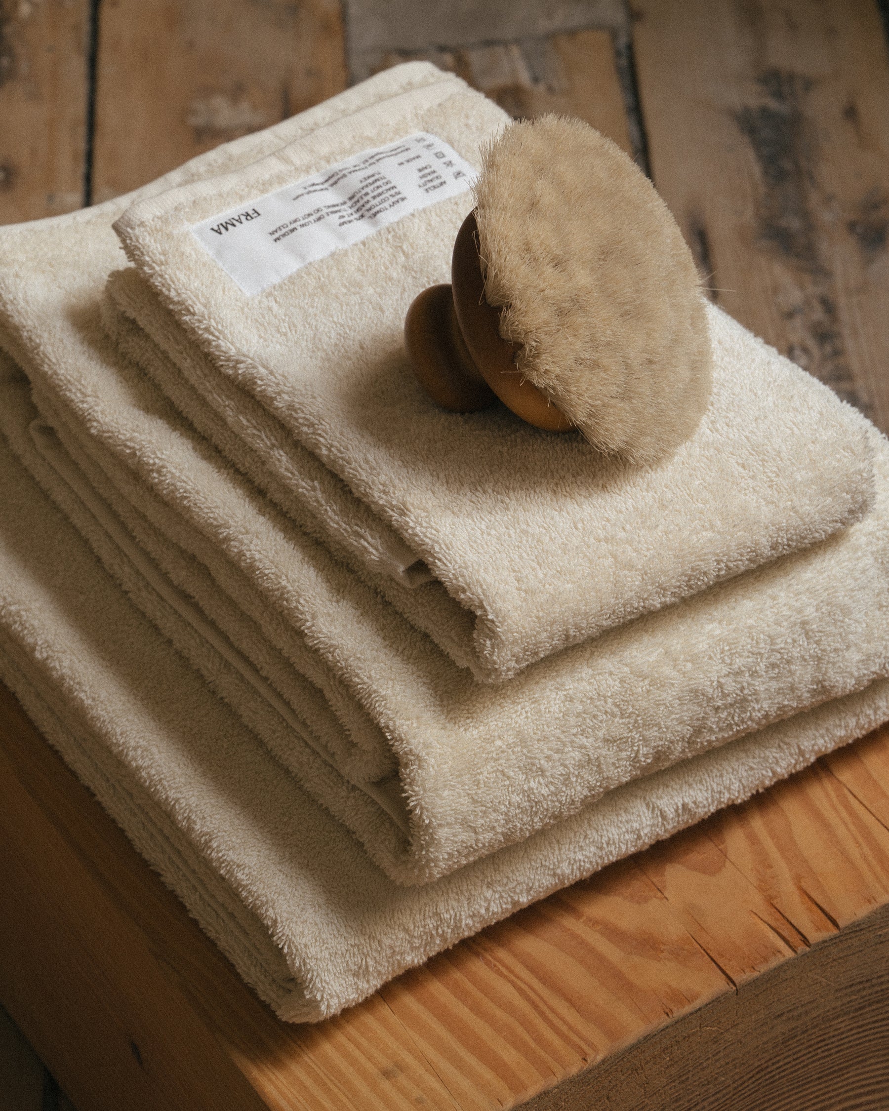 HEAVYTOWEL Bath Sheet - Bone White