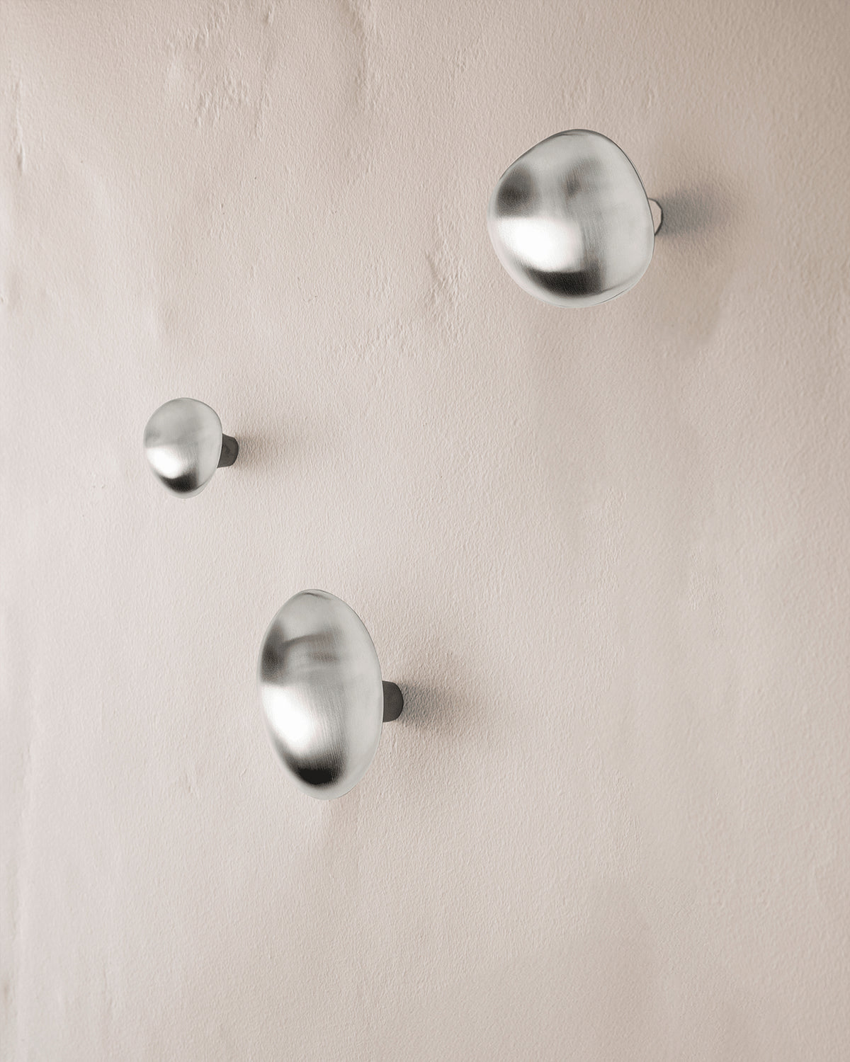 Mushroom Hook - Brushed Stainless Steel