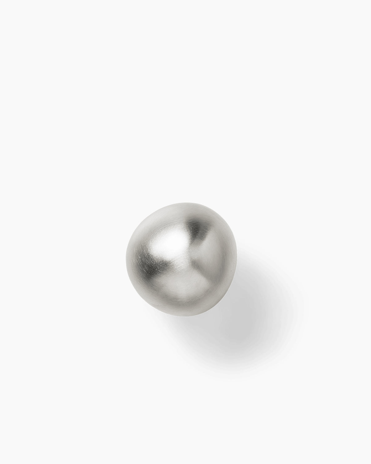Mushroom Hook - Brushed Stainless Steel