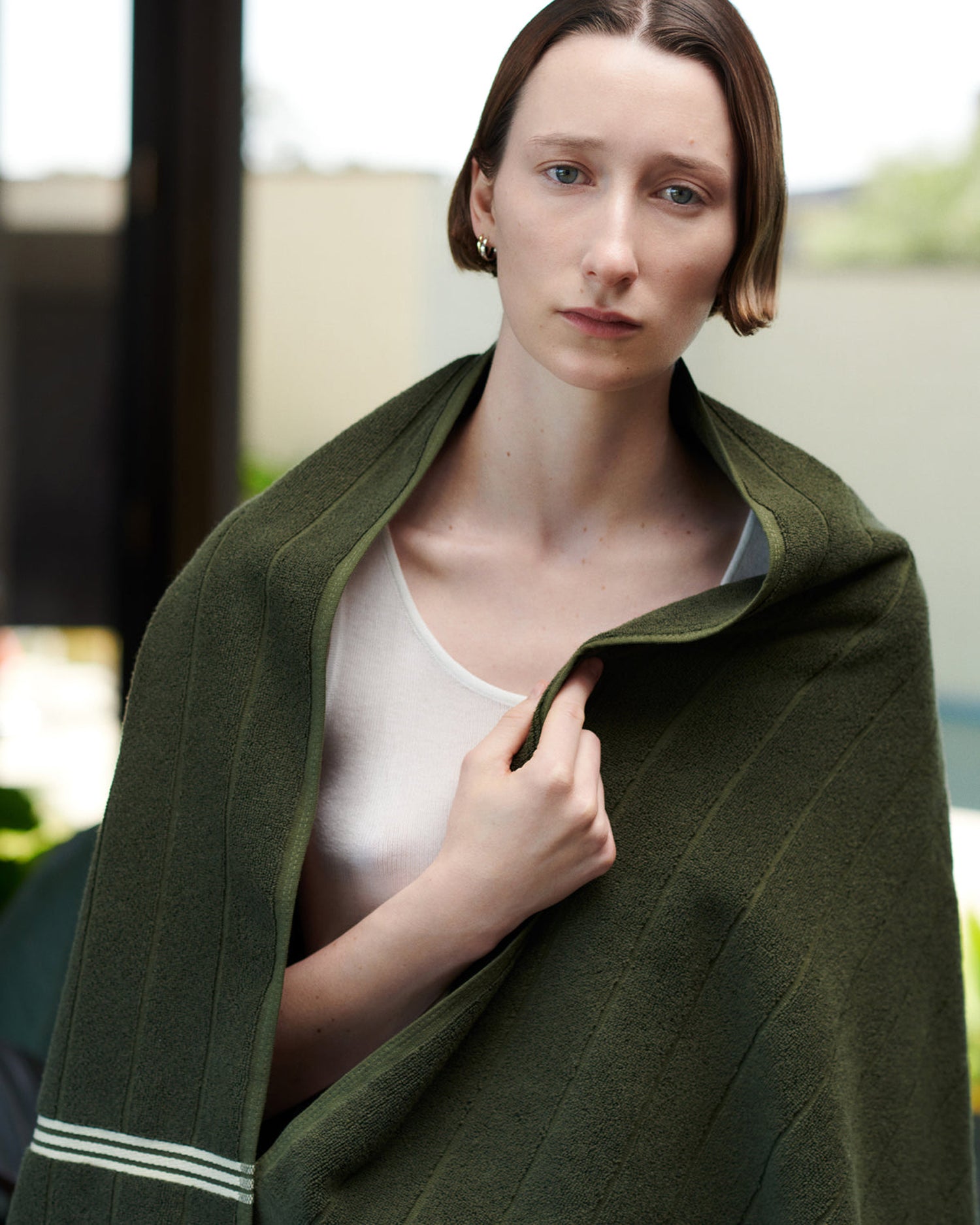 Matheson Bath Sheet - Moss