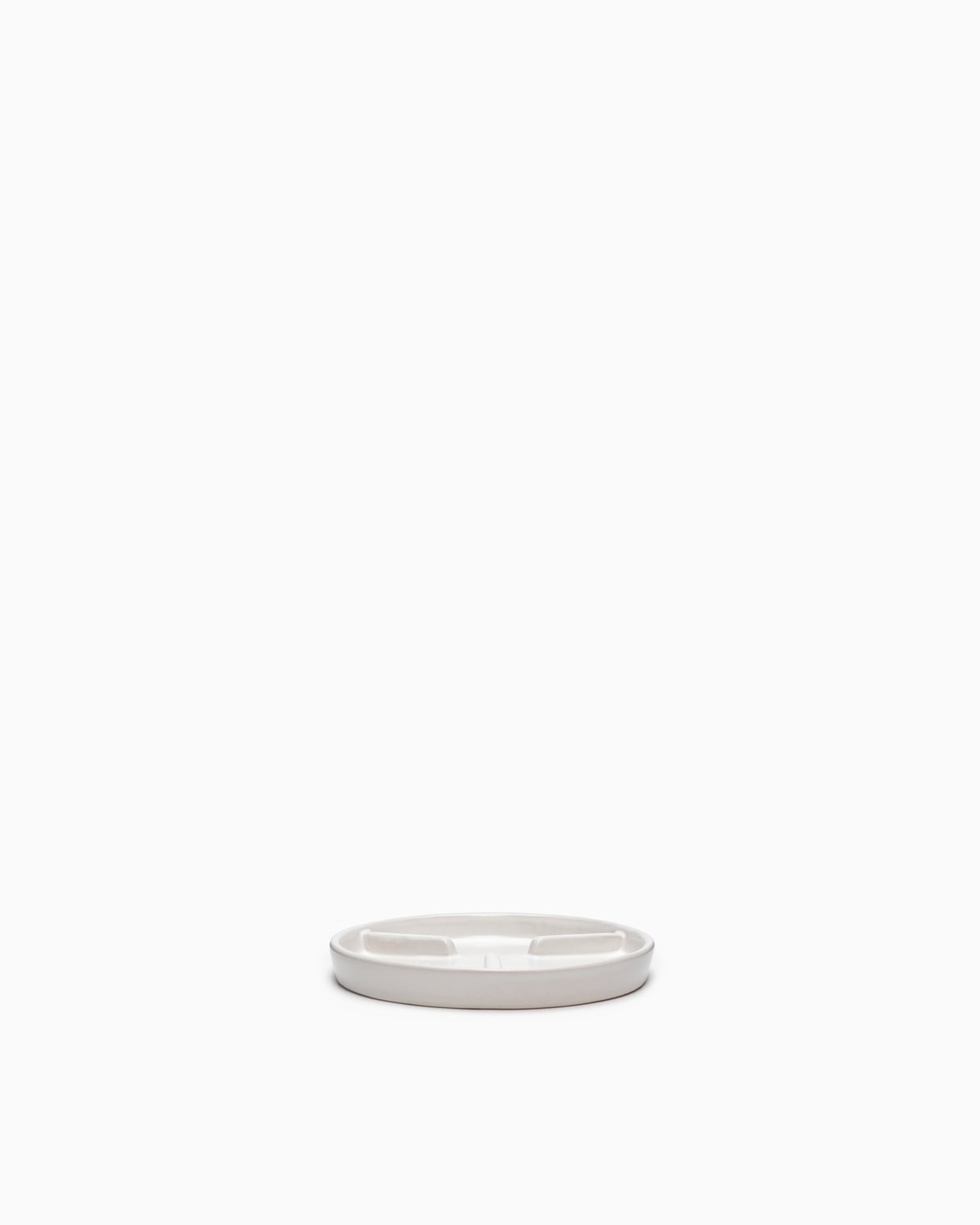Small Deep Saucer Matte White