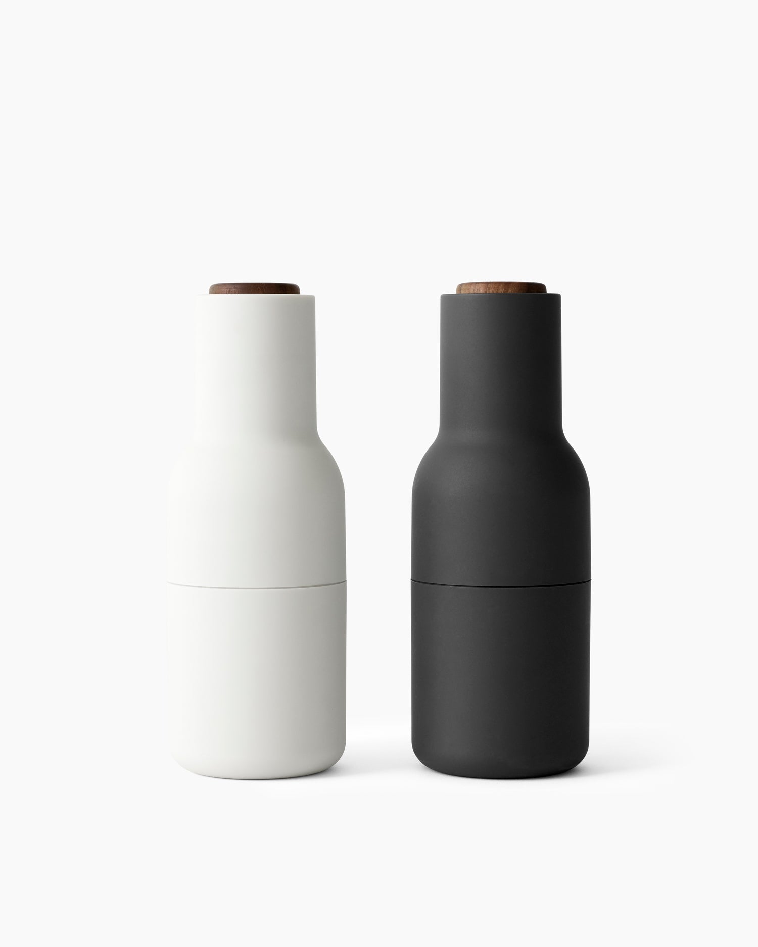 Bottle Grinder- Set of 2- Ash, Carbon / Walnut