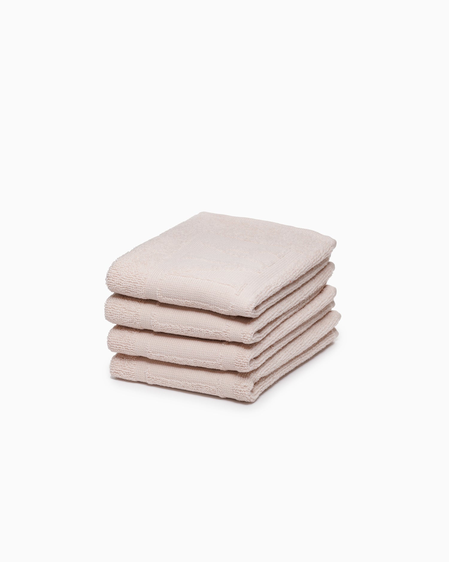 Agnes Face Cloth Set of Four - Clay