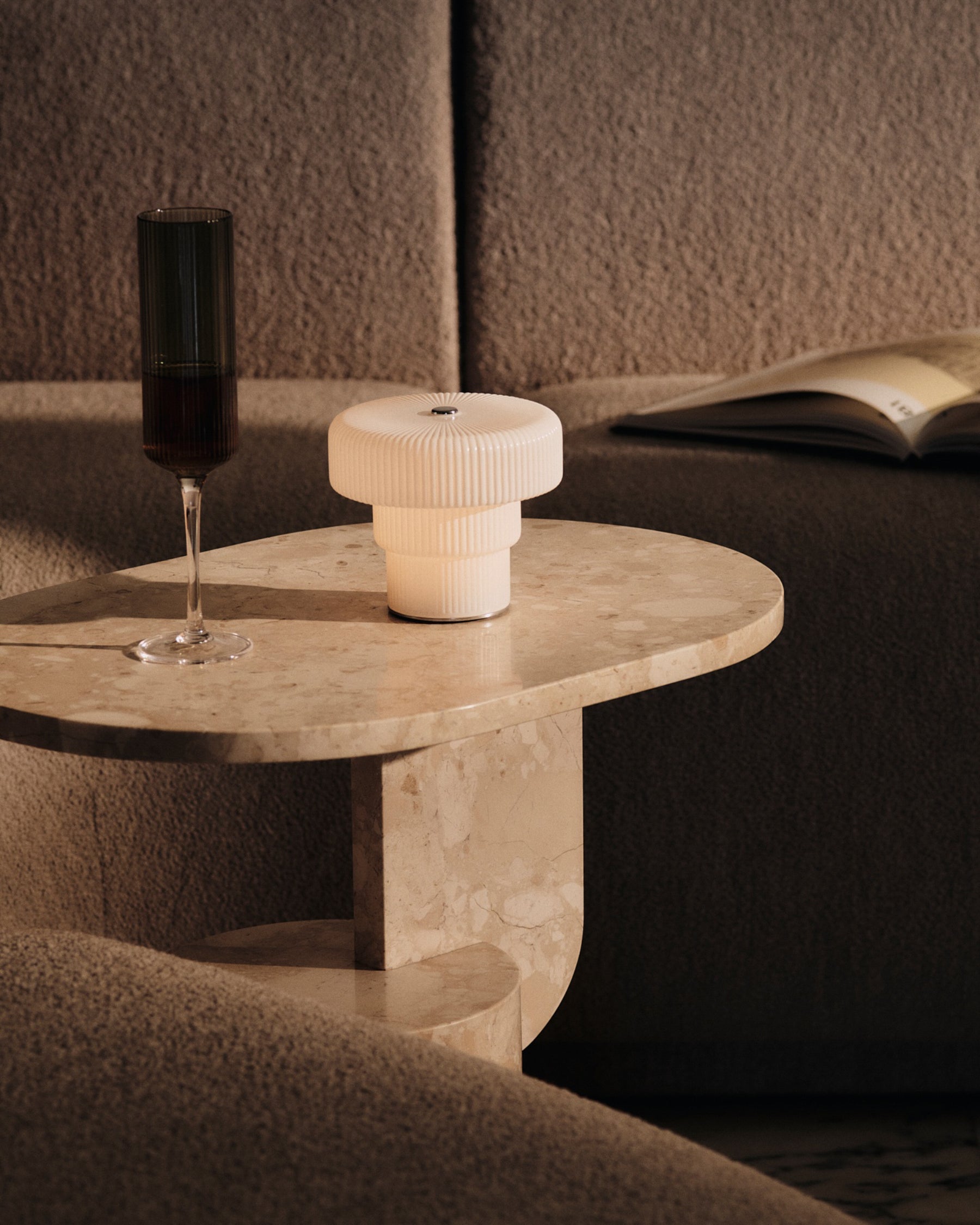 Ripple Portable Lamp - White
